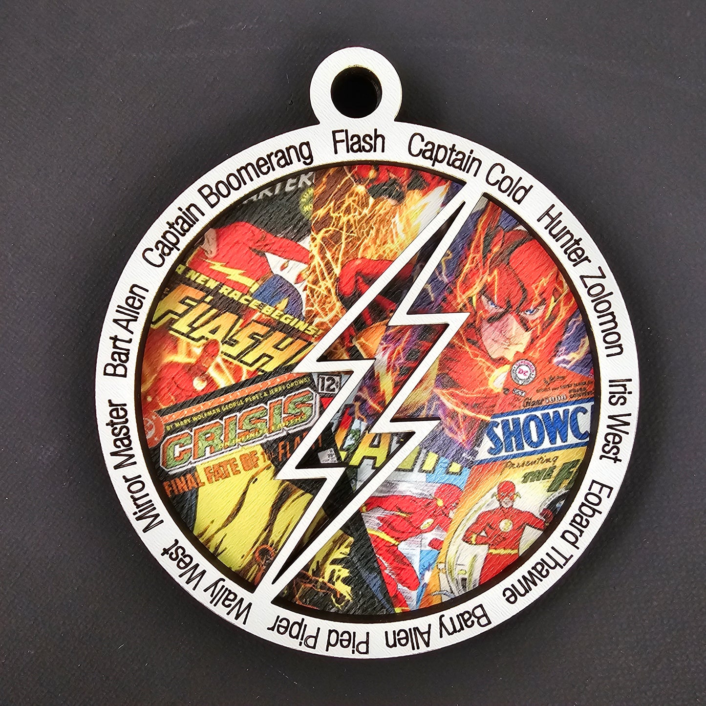 The Flash Laser-Crafted Layered Christmas Ornament DC Comics