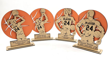 Customizable Basketball Trophies