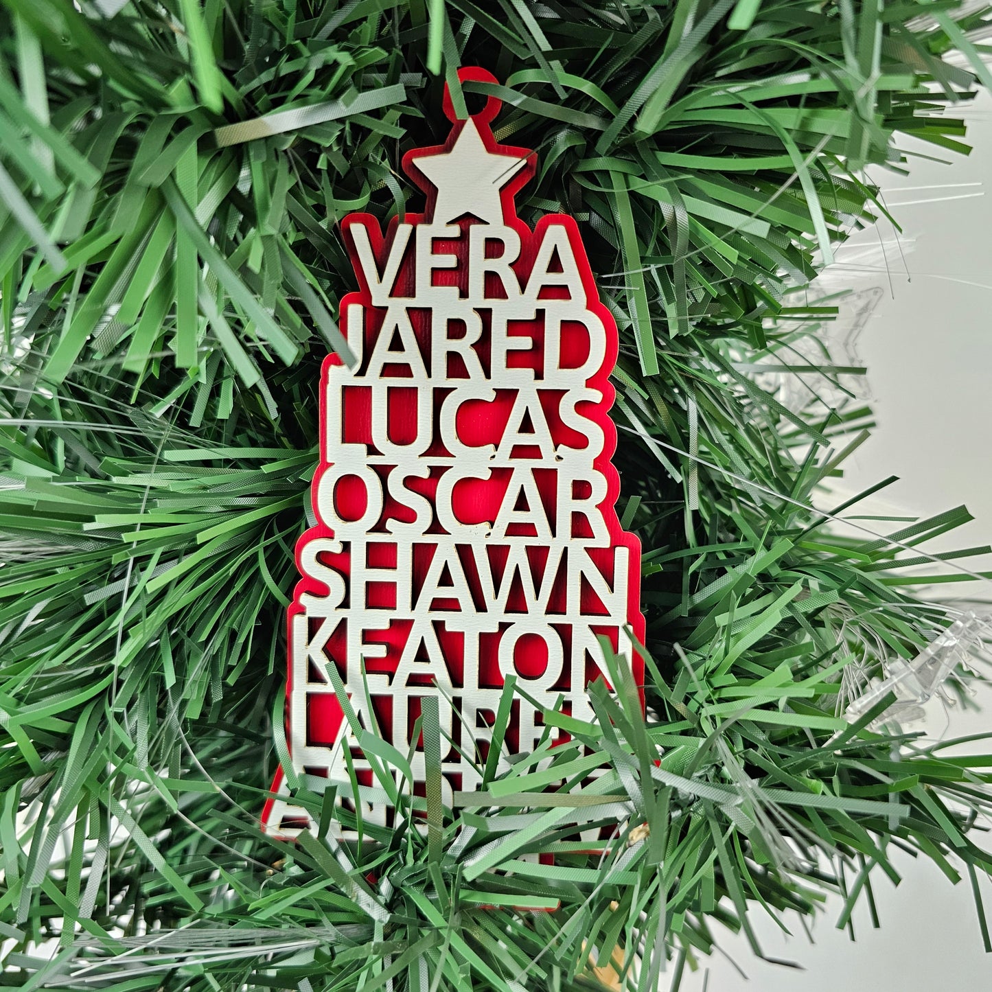 2024 Personalized Family Christmas Tree Ornament