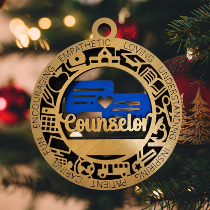 Personalized Educational Ornaments