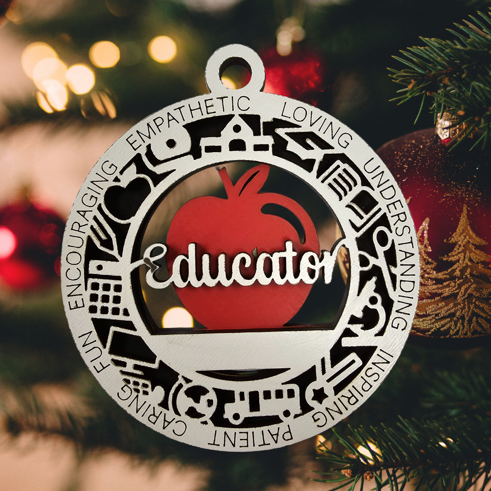 Personalized Educational Ornaments