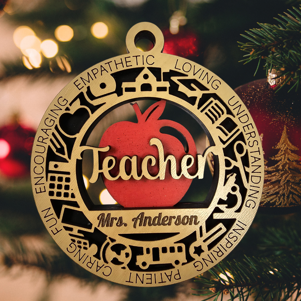 Personalized Educational Ornaments